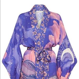 Spell Luna Short Robe BNWT
